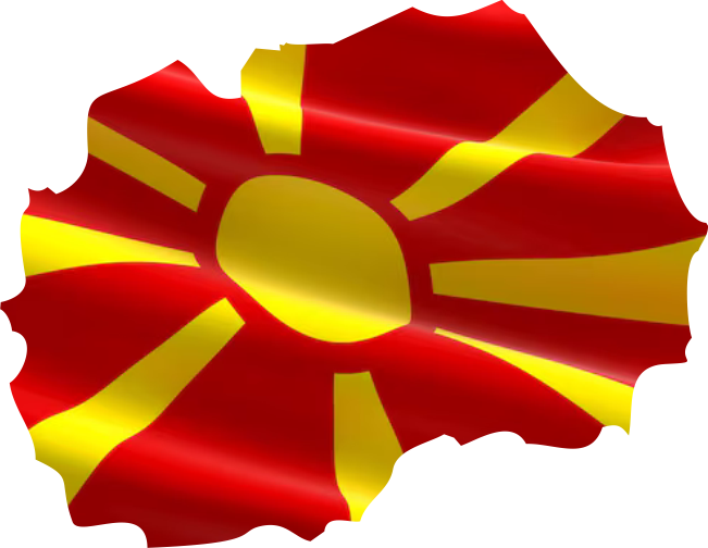 North Macedonian Flag